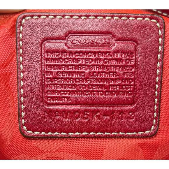 Vintage Coach 113 Legacy Straw Tote Bag & Wristlet - Picture 13 of 14